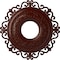 Ekena Millwork Orrington Ceiling Medallion (Canopies up to 6 1/4"), 22"OD x 6 1/4"ID x 1 3/4"P, Brushed Mahogany CM22ORBMF - alternate 1